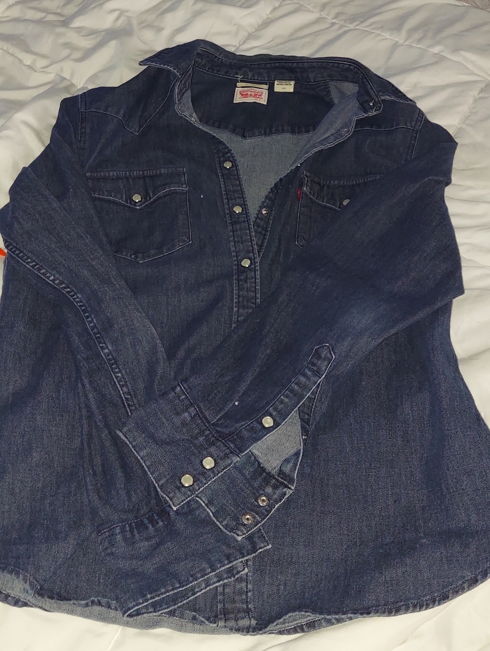 Levi's Indigo Blue Denim Shirt
